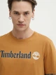 Футболка хлопковая длинная мужская Timberland TB0A5UPQP47 XL Желтая (194903977986) - изображение 3