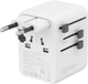 Мережевий зарядний пристрій Canyon OnTour 70 Travel Adapter EU/UK/US/AUS 70W White (CNS-TA70W1006W) - зображення 3