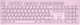 Klawiatura bezprzewodowa Canyon HKB-W01 Silent Wireless Pink (CNS-HKBW01P) - obraz 1