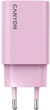 Мережевий зарядний пристрій Canyon OnCharge 30CL 1xPD Type-C 30W Pink (CNE-CHA30CLPK) - зображення 2