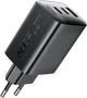 Зарядное устройство Acefast A108 3xUSB 67W (2xUSB-C+USB-C) Gan Fast Charger Black (6974316284048) - изображение 3