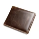 Портмоне кожаное компактное 20240 Vintage Коричневое - изображение 2