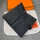 Женский кожаный брендовый кошелек (H-5123) black - изображение 6