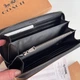 Мужской брендовый кошелек на молнии (1380) black - изображение 5