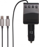 FM-трансмиттер HZ H22BT с Bluetooth, USB портом, кабелем для iPhone - изображение 1