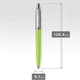 Ручка кулькова Parker JOTTER Originals Apple Green CT BP в Eco упаковці 15 932_2291e - зображення 3