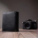 Зручний жіночий гаманець із монетницею із натуральної шкіри ST Leather 22711 Чорний - зображення 4