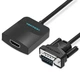 Переходник Vention VGA-HDMI, 0.2 m, со звуком и питанием (ACNBB) - изображение 1