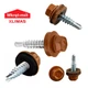 Саморезы для профнастила 4,8х19 мм RAL 8004 (терракотовый) 250 шт. Klimas Wkret-Met, саморезы для металлопрофиля по металлу - изображение 3
