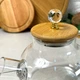 Заварочный стеклянный чайник на печке для свечи 1 л Crystal - изображение 5