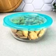 Харчовий контейнер Luminarc "Keep'N" круглий з бірюзовою кришкою 670 мл (P5524) - зображення 4
