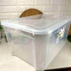 Большой пластиковый контейнер с крышкой для хранения Easy Box 47 л Прозрачный Ал-Пластик - изображение 8