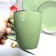 Конусная зелёная керамическая кружка 360 мл Ardesto Bagheria Pastel green - изображение 2