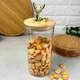 Стеклянная банка для хранения с бамбуковой крышкой 1.3 л Stag Олень - изображение 4