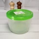 Набір круглих пластикових судків для їжі 250ml+370ml+600ml - зображення 7