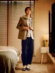 Пиджак классический удлиненный женский Uniqlo 155701579 2XL Серый (1159844048) - изображение 10