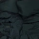 Комплект постельного белья Наша Швейка Сатин Premium+ Черный однотонный Семейный 2 х 150*215 см - изображение 3