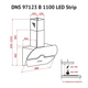 Вытяжка PERFELLI DNS 97123 B 1100 BL LED Strip - изображение 8