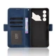 Чехол-книжка с кармашками Deexe Wallet Stand для ZTE Nubia Neo 3 GT - Blue - изображение 5