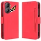 Чехол-книжка с кармашками Deexe Wallet Stand для ZTE Nubia Neo 3 - Red - изображение 1