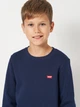Подростковый теплый свитшот для мальчика Levi`s 9EE331-C8D 134-140 см Нави (3666643200145) - изображение 4