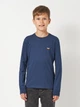 Подростковый лонгслив для мальчика Levi`s 9EC706-UF3 146-152 см Нави (3666643204204) - изображение 1