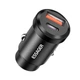 Зарядний пристрій Essager Gyroscope Mini Charger USB-A + Type-C 30W black (ECCAC-TL01) (ECCAC-TL01) - зображення 1