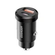 Зарядний пристрій Essager Gyroscope Mini Charger USB-A + Type-C 30W black (ECCAC-TL01) (ECCAC-TL01) - зображення 2
