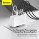 Мережевий зарядний пристрій Baseus GaN2 Pro Quick Charger 2C+2U 100W EU White (CCGAN2P-L02) - изображение 11