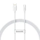 Кабель Baseus Superior Series Fast Charging Data Cable USB to Type-C 100W 1m Moon White (P10320102214-01) - изображение 1