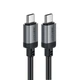 Кабель ACEFAST C20-03 USB-C to USB-C aluminum alloy charging data cable Black (6974316283775) - зображення 3