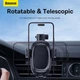 Автотримач для телефона Baseus UltraControl Pro Series Clamp-Type Car Holder Set Cluster Black (C40351600113-00) - изображение 15