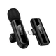 Бездротова мікрофонна система HOCO L20 Fair wireless microphone iP Black (6942007655484) - изображение 4
