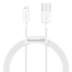 Кабель Baseus Superior Series Fast Charging Data Cable USB to iP 2.4A 1m White (CALYS-A02) - зображення 1