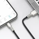 Кабель Baseus Cafule Series Metal Data Cable USB to IP 2.4A 1m Black (CALJK-A01) - изображение 4