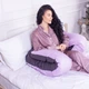Подушка для беременных и отдыха U-образная MirSon № 8030 Delicate Satin "Lupine" EcoSilk 140x75x20 см (2200006178682) - изображение 9