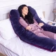 Подушка для беременных и отдыха U-образная MirSon № 8023 Velvet Line "Primula" EcoSilk 140x75x20 см (2200006178552) - изображение 10