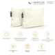 Набор шелковых подушек MirSon Eco Light Creamy №1617 шелк 50х70 см Средние (2200002652483) - изображение 2