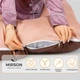 Подушка для беременных и отдыха U-образная MirSon № 8028 Delicate Satin "Cappuccino" EcoSilk 140x75x20 см (2200006178668) - изображение 4
