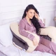 Подушка для беременных и отдыха U-образная MirSon № 8001 Naturale Line "Marco" EcoSilk 140x75x20 см (2200006178095) - изображение 5