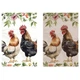 Набор кухонных полотенец Limaso Happy Chickens Set Towels-02 45*65 см 2 шт - изображение 1