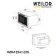 Встраиваемая микроволновая печь Weilor WBM 2541 GSS - изображение 14