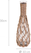 Ваза Home Styling Collection скляна з плетеним шнуром 30 см (8720573921176) - зображення 6