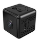 Мини камера wi-fi скрытого видеонаблюдения fullhd 1080 куб camera IP беспроводная скрытая маленькая миникамера с датчиком движения аккумуляторная черная - изображение 3