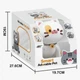 Робот-игрушка кот на радиоуправлении LE NENG TOYS с музыкальными световыми эффектами и сенсором 24x11x18 см Разноцветный на аккумуляторе - изображение 3