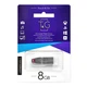 Флеш накопитель USB 8Gb T&G Stylish TG115, Grey, USB 2.0 (TG115-8G) - изображение 4