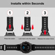 Силіконовий ремінець QuickFit 26 мм для Garmin Fenix 7X/6X/5X, Enduro 2, Tactix, Descent, Epix Pro, Сірий - зображення 2