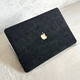 Чохол накладка на MacBook Pro 13 M1/M2/M3 ШКІРЯНИЙ, Чорний - изображение 4