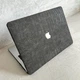 Чохол накладка на MacBook air 13 M1 ( 1932/2337 ) ШКІРЯНИЙ, Серый - изображение 2