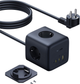 Мережевий фільтр Baseus EnerFill FA11 Cube Power Strip 3AC+1U+1C 67W 1.5m EU Cosmic Black (6932172687526) - зображення 4